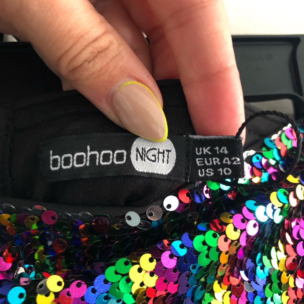 Rainbow sequence Hot Pants!